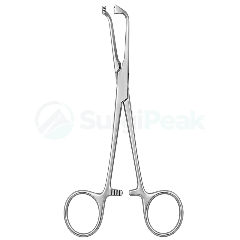 Allis Tissue Forceps 7¼″ 18.4cm 5×6 Teeth