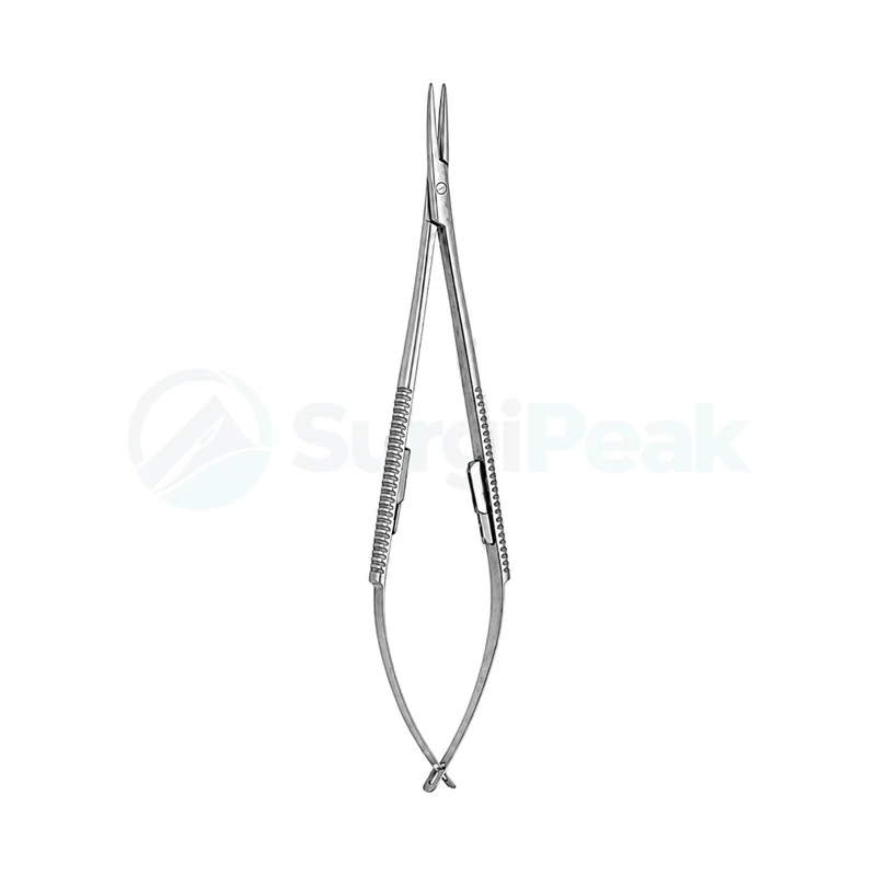 Castroviejo Needle Holder Curved 14 cm TC