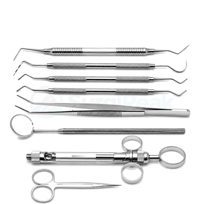 Dental Crown Prep Tray Setup 8PCS