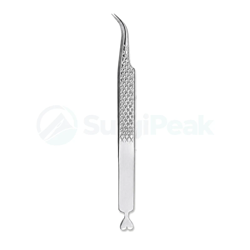 High Precision Curved Lash Tweezers 12.5 cm