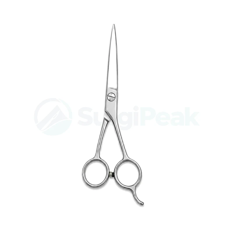 Professional 6.3 Inch Hair Cutting Scissors with Blue Finger Rings