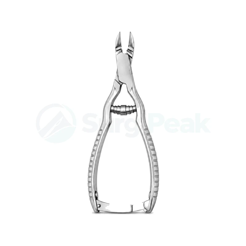Professional Barrel Spring Toenail Nipper with Lock Handle