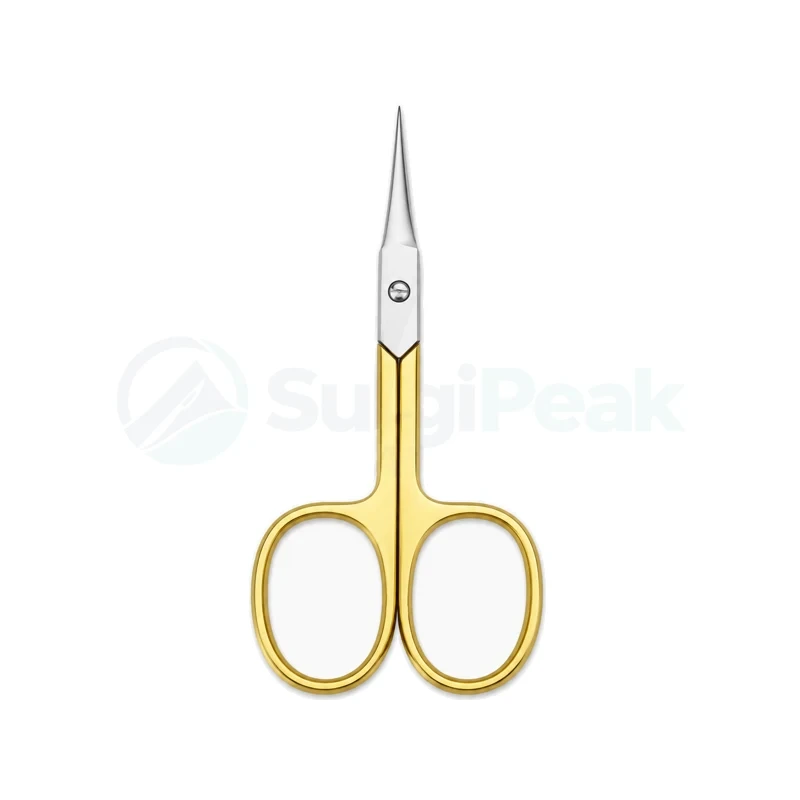 Professional Gold Cuticle & Nail Scissors