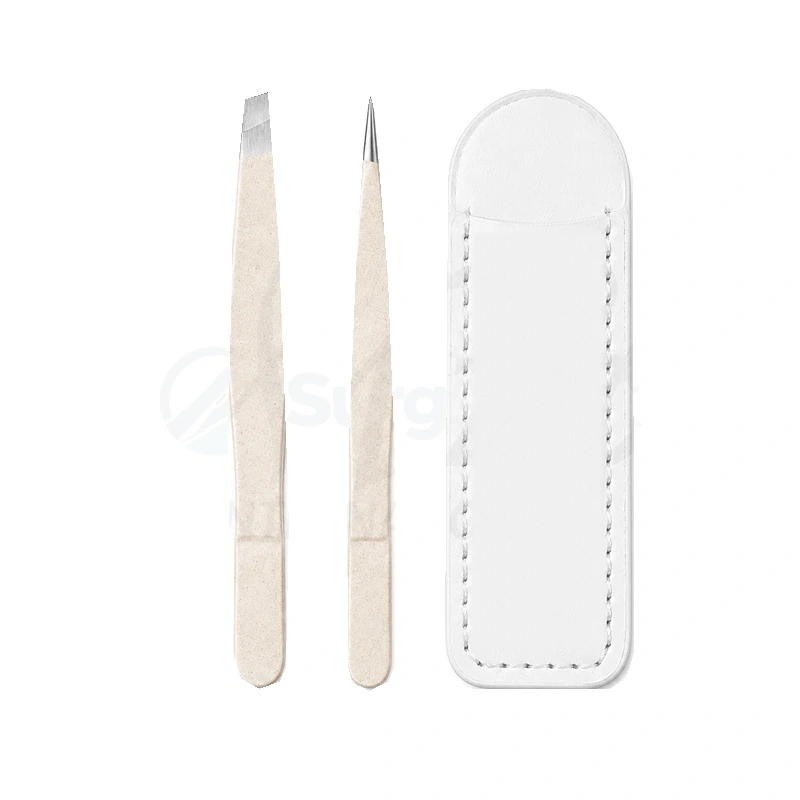 Professional Stainless Steel Eyebrow Mini Tweezer Travel Set