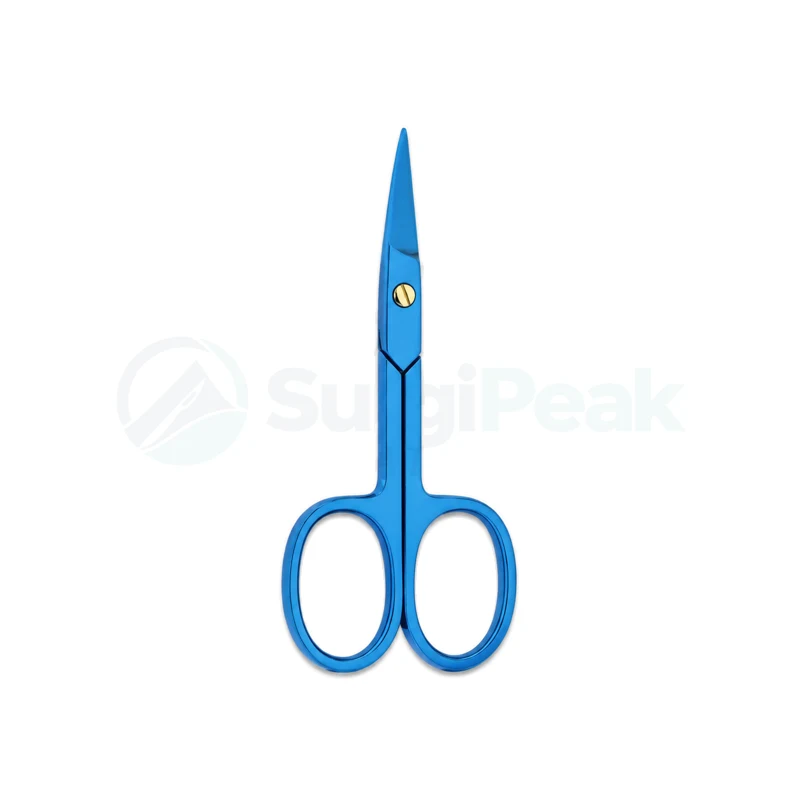 Professional Titanium Baby Nail Scissors – Rounded Tip Titanium-Coated Stainless Steel Safety Scissors for Infants & Toddlers