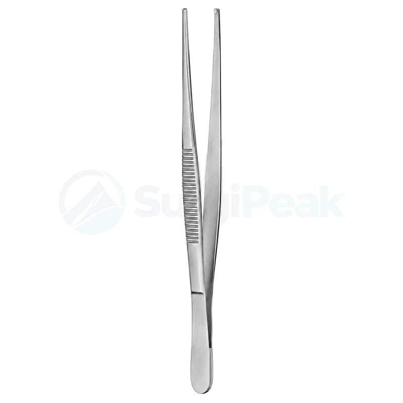 Surgical Tissue Forceps 8″ 1×2 Teeth Serrated Handle
